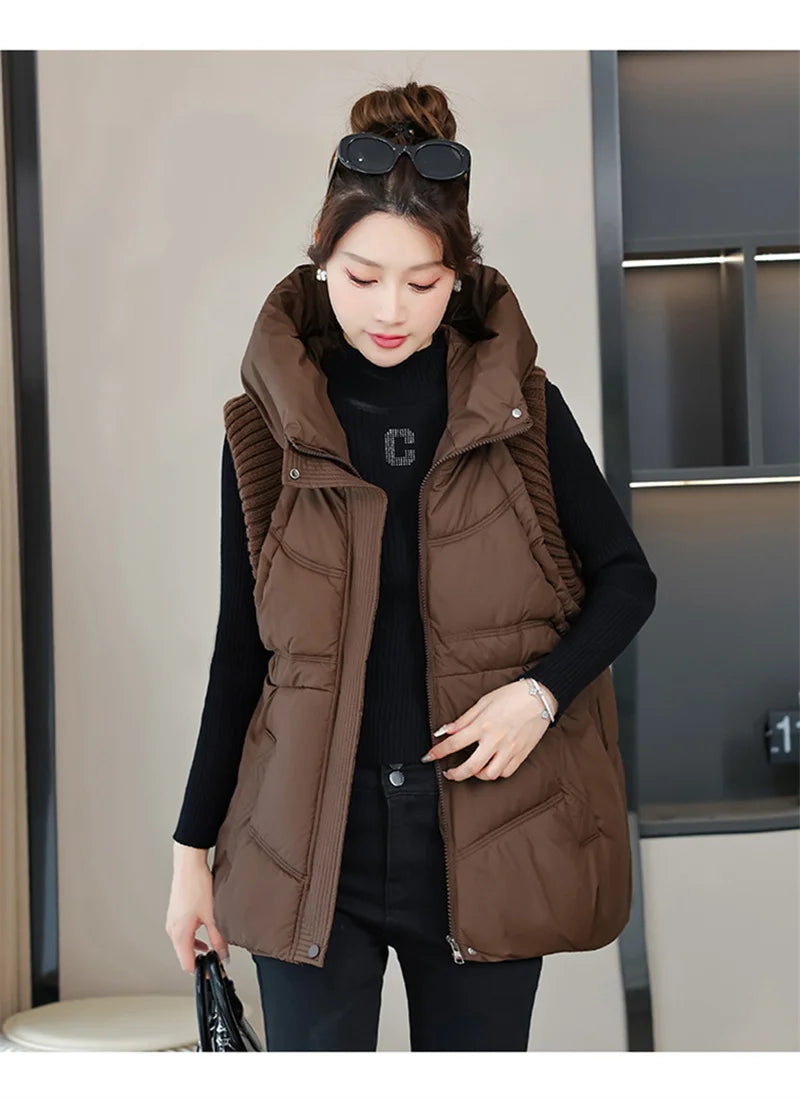 Naisten untuva puuvilla talvitakki