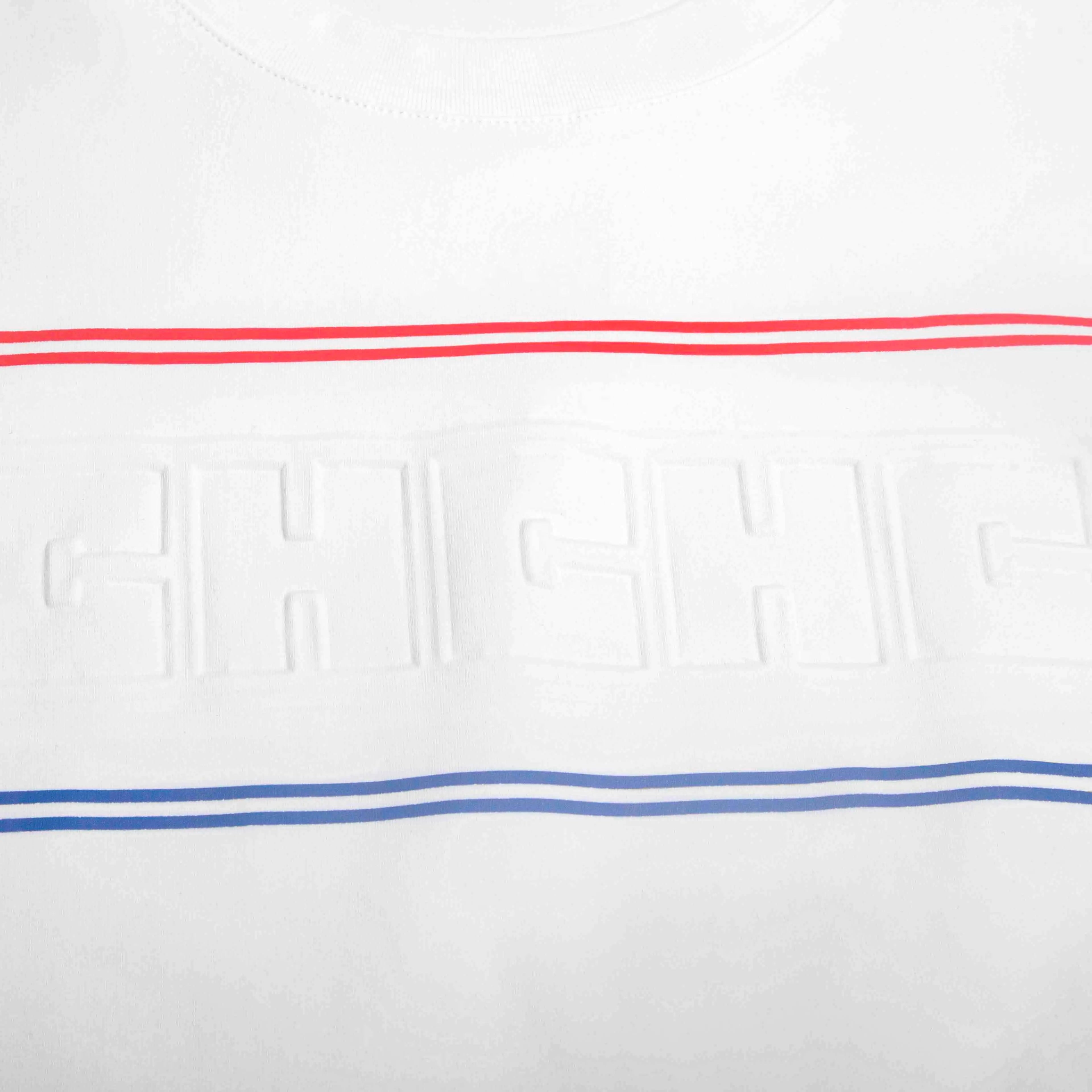 Miesten tyylikäs beigen ja sinisen värinen t-paita raidoilla