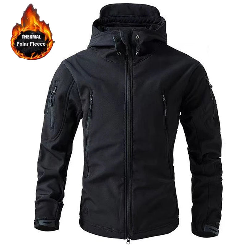 Miesten softshell fleecetakki