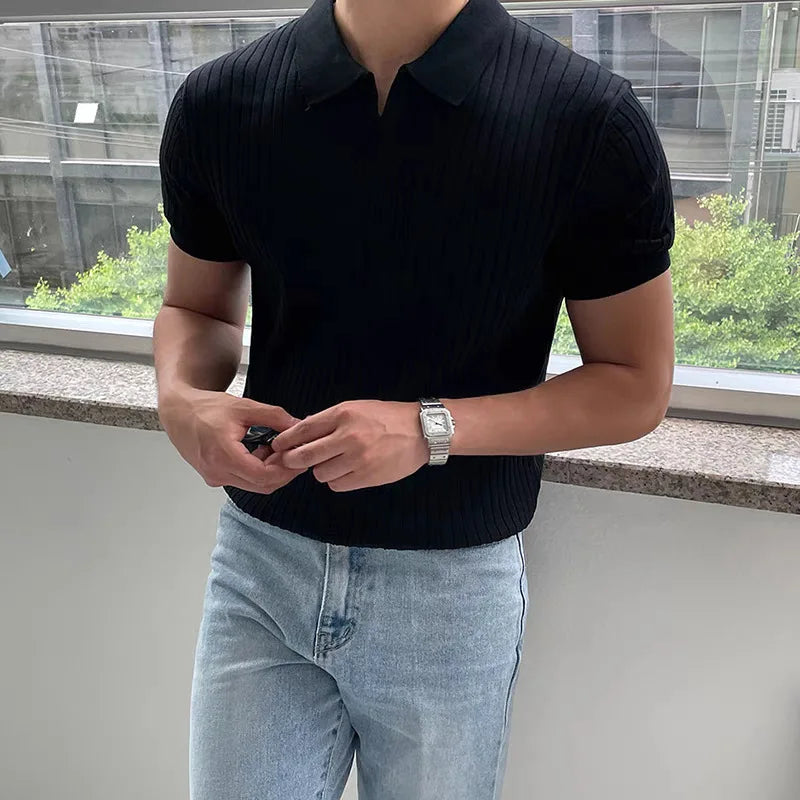 Kesäinen urheilu- ja vapaa-ajan Slim Fit -t-paita