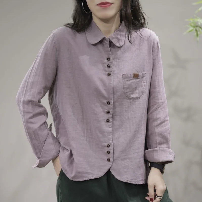 Naisten muodikas puuvillainen T-paita