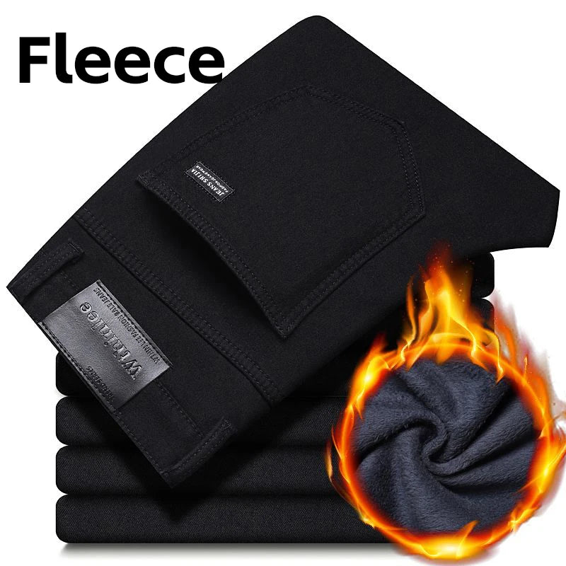 Kasuaaliset miesten farkut fleece