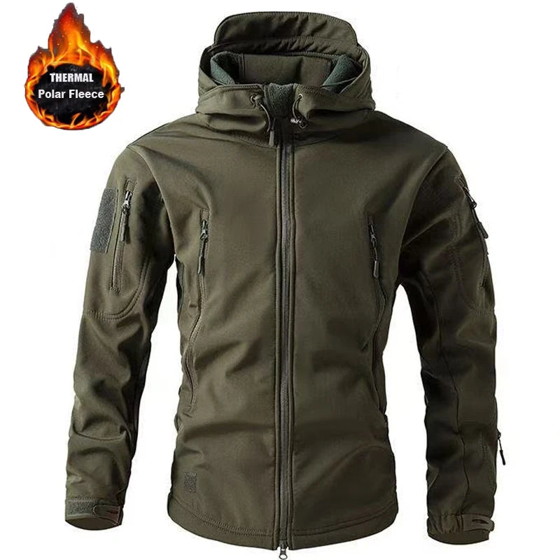 Miesten softshell fleecetakki