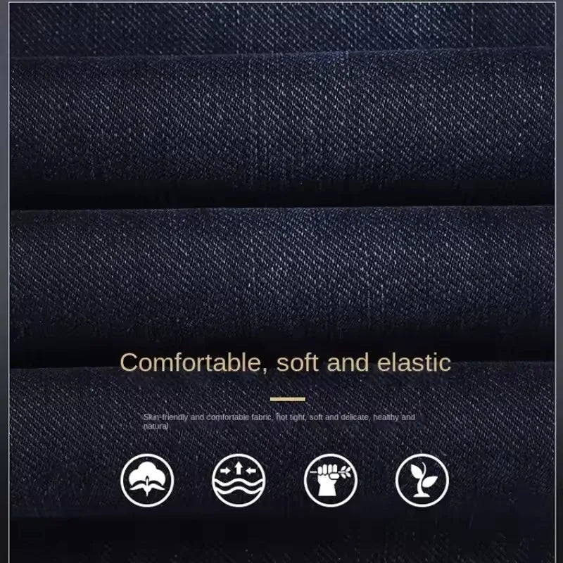 Miesten korkealaatuiset pehmeät farkut