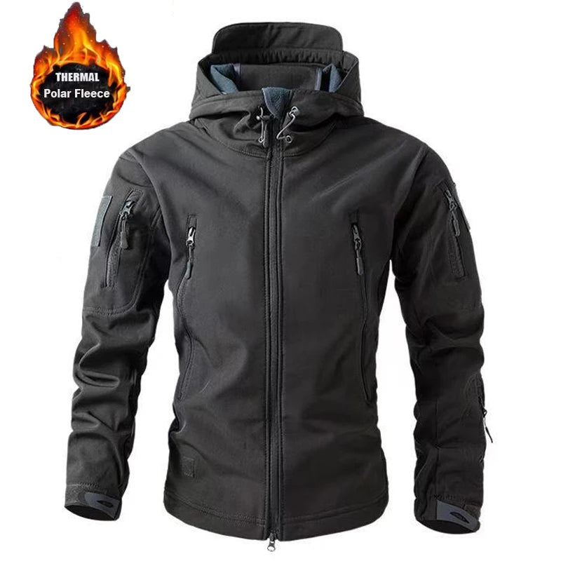 Miesten softshell fleecetakki