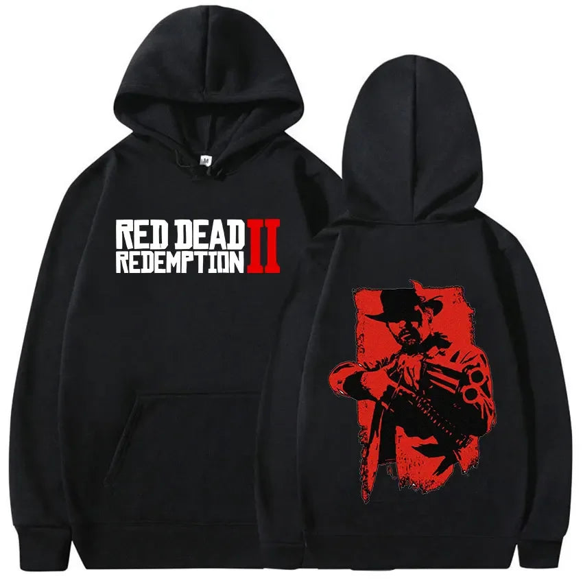 Red dead redemption 2 style hoodie