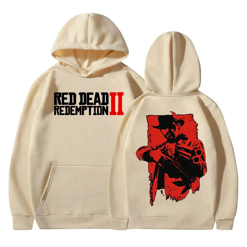 Red dead redemption 2 style hoodie